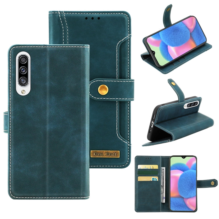For Samsung Galaxy A03s 165.8mm Copper Buckle Leather Phone Case