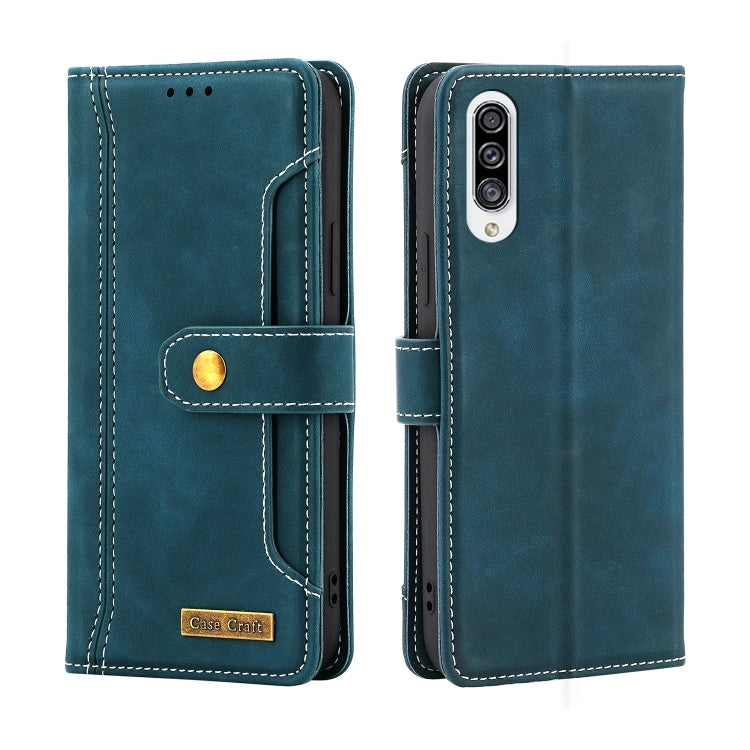 For Samsung Galaxy A03s 165.8mm Copper Buckle Leather Phone Case