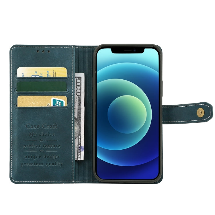 For Samsung Galaxy A03s 165.8mm Copper Buckle Leather Phone Case
