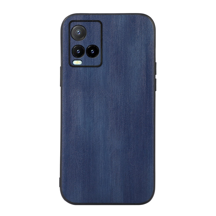 For vivo Y21 / Y21s / Y33s Yellow Cow Texture PU Phone Case