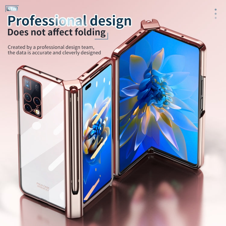 For Huawei Mate X2 Electroplating Hinge Phone Case with Stylus