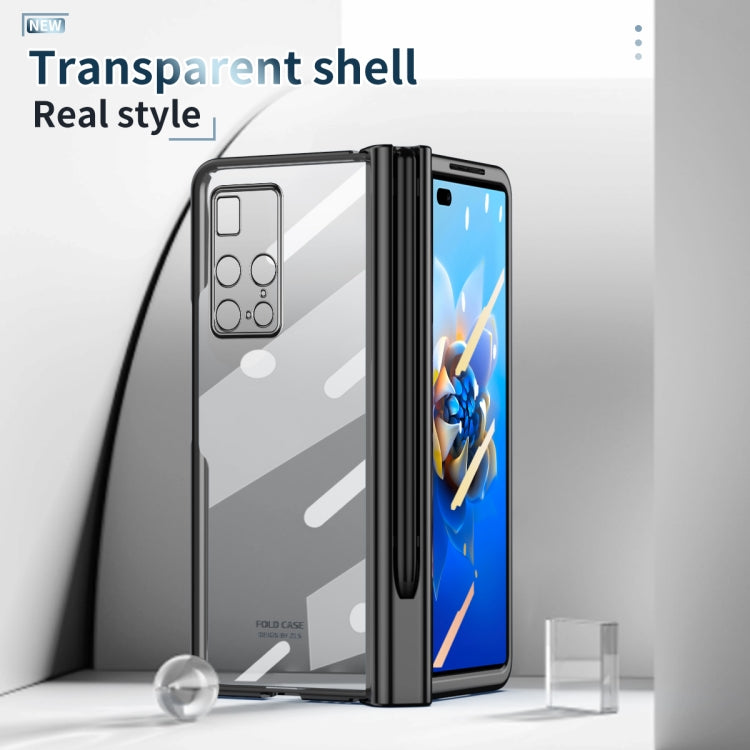 For Huawei Mate X2 Electroplating Hinge Phone Case with Stylus