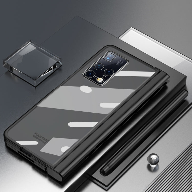 For Huawei Mate X2 Electroplating Hinge Phone Case with Stylus
