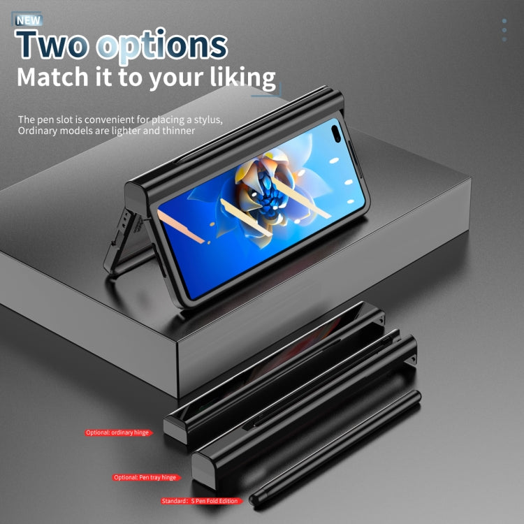 For Huawei Mate X2 Electroplating Hinge Phone Case with Stylus