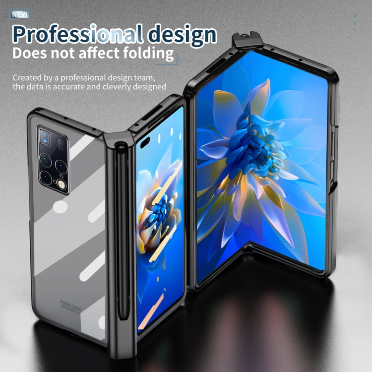 For Huawei Mate X2 Electroplating Hinge Phone Case with Stylus