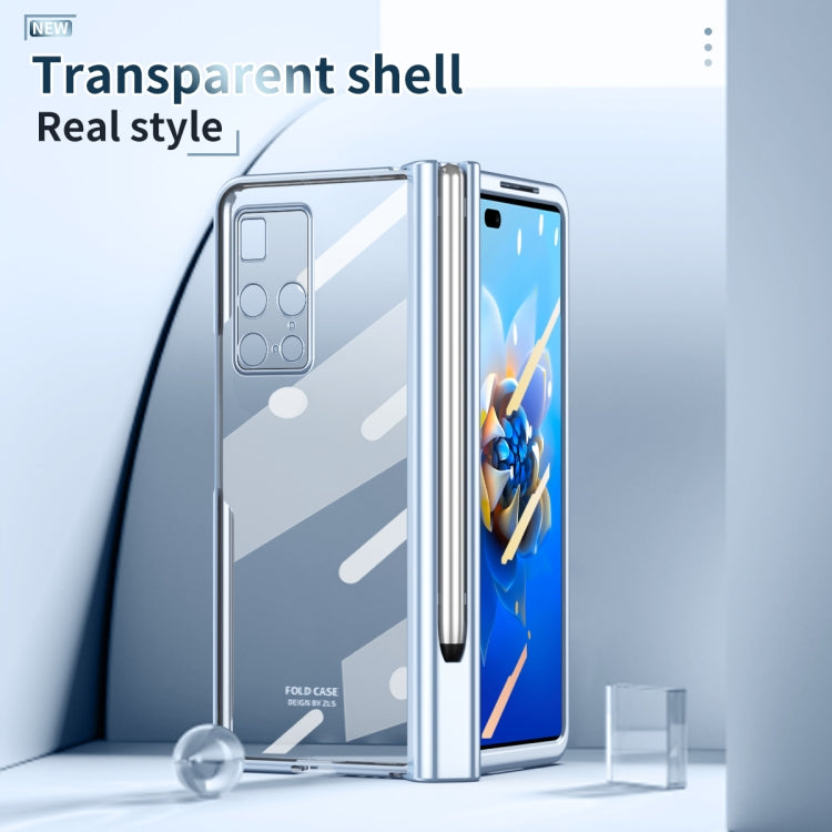 For Huawei Mate X2 Electroplating Hinge Phone Case with Stylus