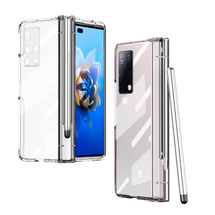 For Huawei Mate X2 Electroplating Hinge Phone Case with Stylus