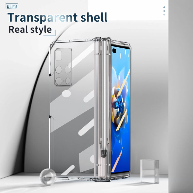 For Huawei Mate X2 Electroplating Hinge Phone Case with Stylus