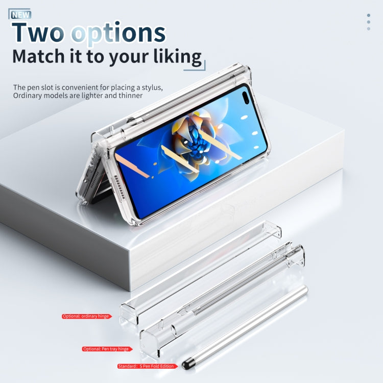For Huawei Mate X2 Electroplating Hinge Phone Case with Stylus