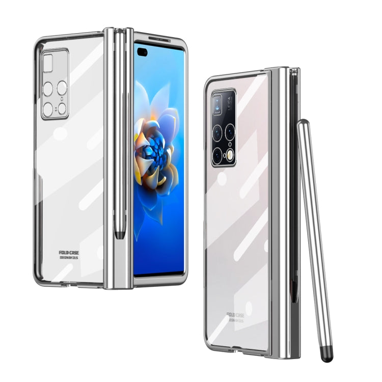 For Huawei Mate X2 Electroplating Hinge Phone Case with Stylus