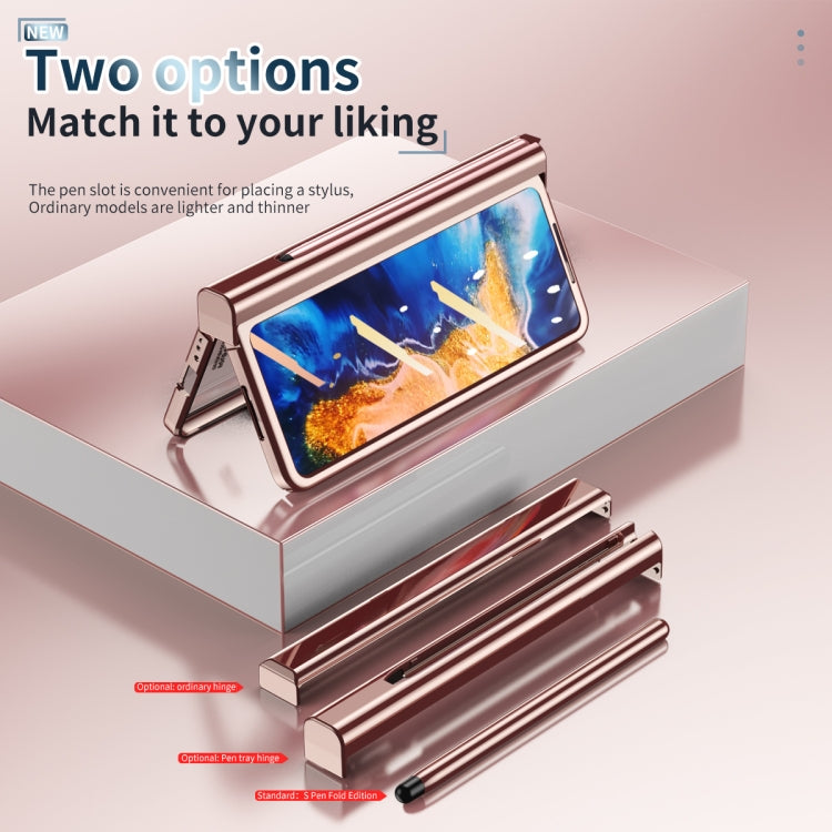 For Xiaomi Mi Mix Fold Full Body Electroplating Hinge Phone Case with Stylus