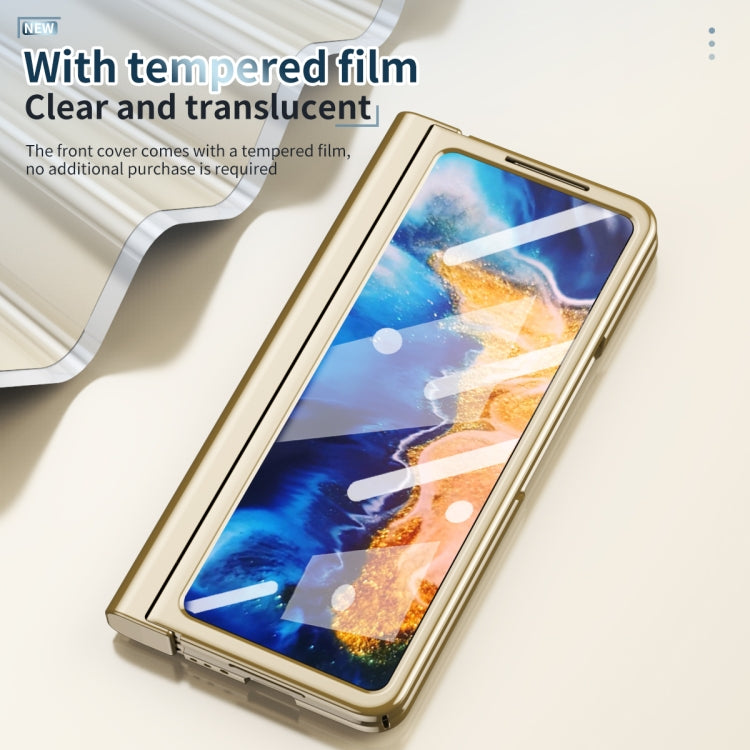 For Xiaomi Mi Mix Fold Full Body Electroplating Hinge Phone Case with Stylus