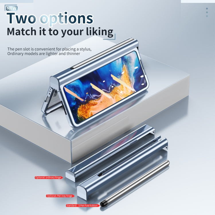 For Xiaomi Mi Mix Fold Full Body Electroplating Hinge Phone Case with Stylus