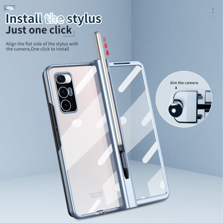 For Xiaomi Mi Mix Fold Full Body Electroplating Hinge Phone Case with Stylus