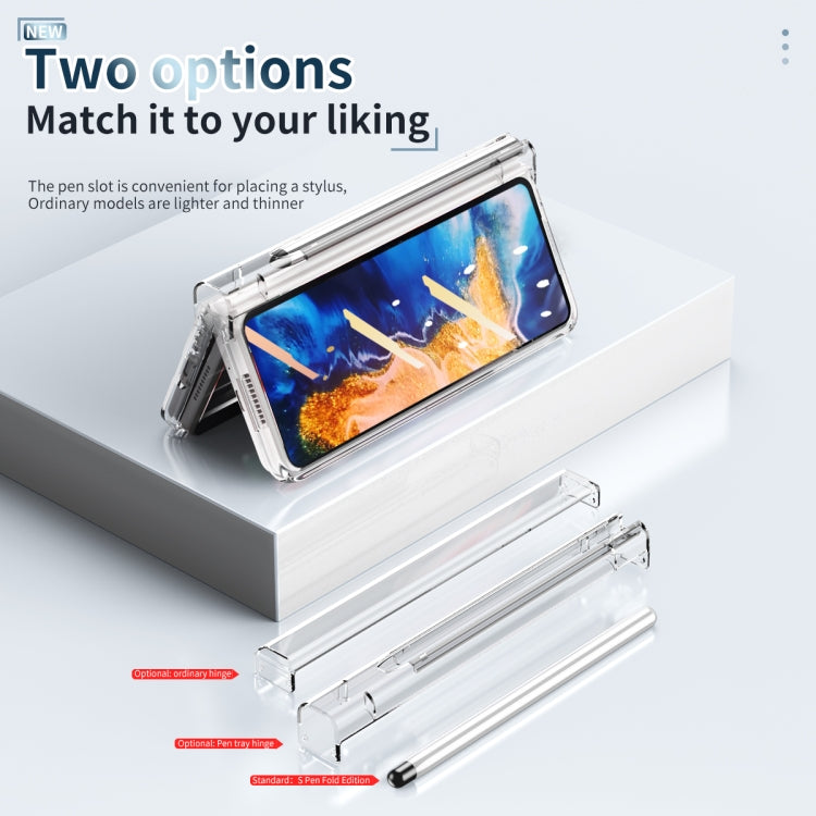 For Xiaomi Mi Mix Fold Full Body Electroplating Hinge Phone Case with Stylus