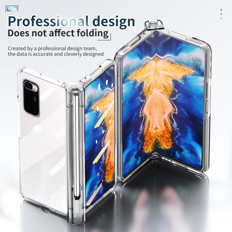 For Xiaomi Mi Mix Fold Full Body Electroplating Hinge Phone Case with Stylus