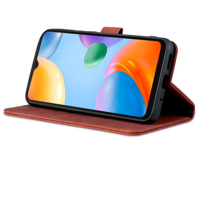 For Xiaomi Redmi 10C / Redmi 10 India AZNS Skin Feel Calf Texture Flip Leather Phone Case