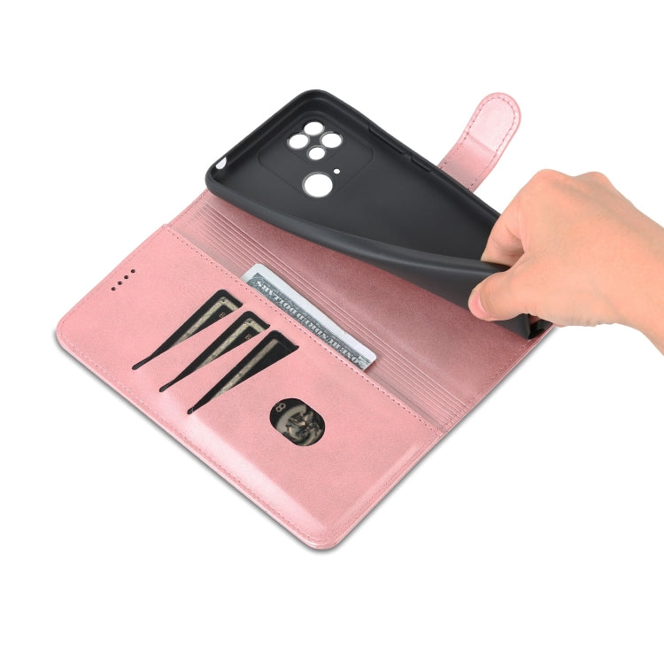 For Xiaomi Redmi 10C / Redmi 10 India AZNS Skin Feel Calf Texture Flip Leather Phone Case