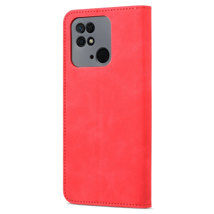 For Xiaomi Redmi 10C / Redmi 10 India AZNS Skin Feel Calf Texture Flip Leather Phone Case