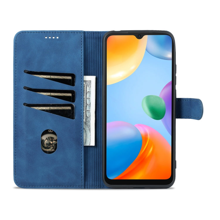 For Xiaomi Redmi 10C / Redmi 10 India AZNS Skin Feel Calf Texture Flip Leather Phone Case