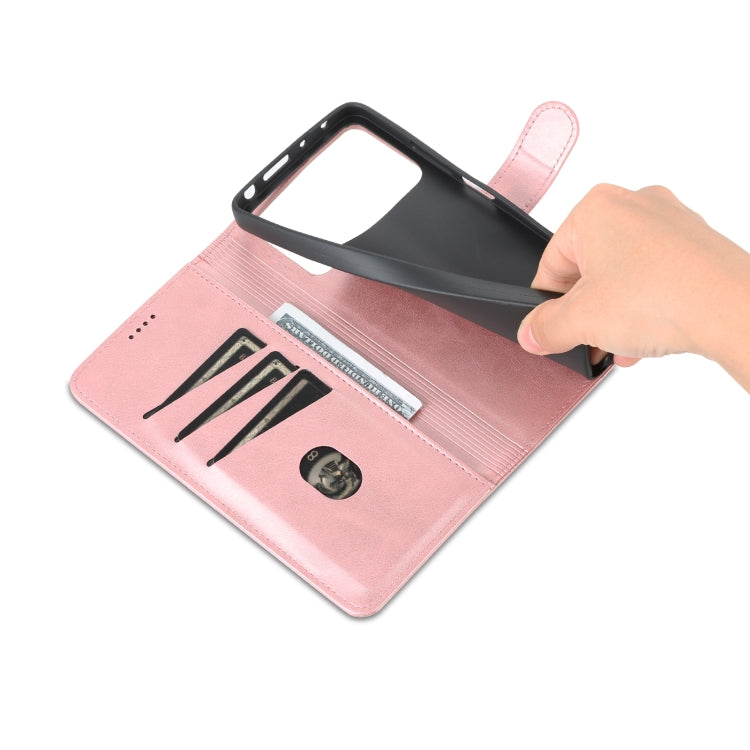 For Xiaomi Poco X4 Pro 5G AZNS Skin Feel Calf Texture Flip Leather Phone Case