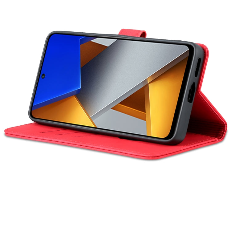 For Xiaomi Poco X4 Pro 5G AZNS Skin Feel Calf Texture Flip Leather Phone Case