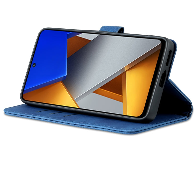 For Xiaomi Poco X4 Pro 5G AZNS Skin Feel Calf Texture Flip Leather Phone Case