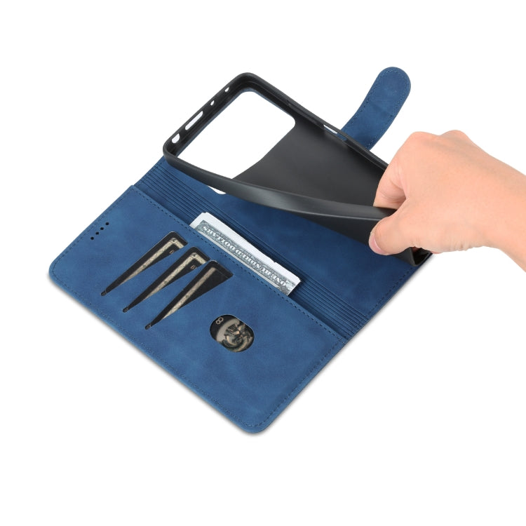 For Xiaomi Poco X4 Pro 5G AZNS Skin Feel Calf Texture Flip Leather Phone Case