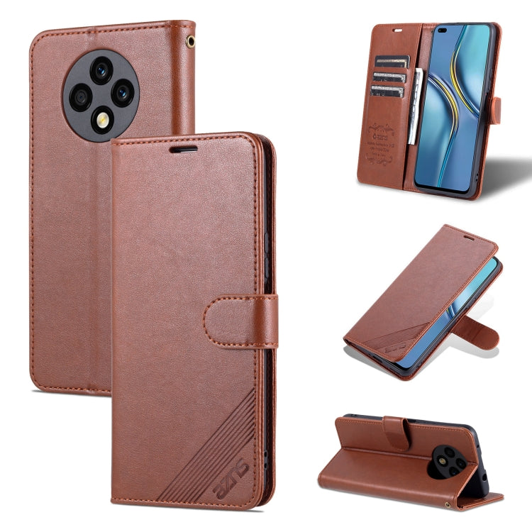 For U-Magic Enjoy 50 Plus AZNS Sheepskin Texture Flip Leather Phone Case