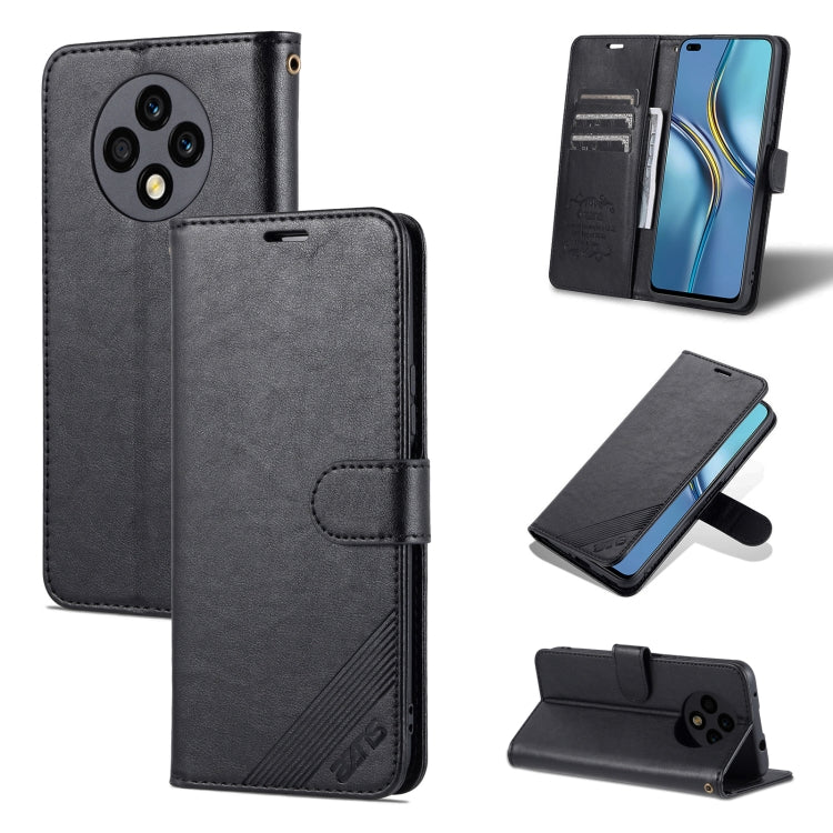 For U-Magic Enjoy 50 Plus AZNS Sheepskin Texture Flip Leather Phone Case