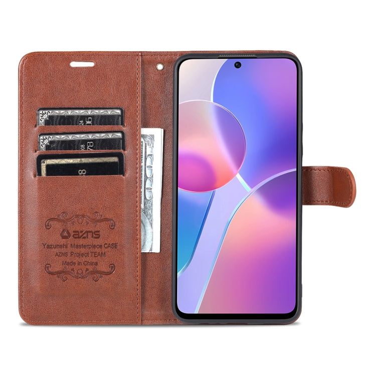 For Honor X8 / X30i AZNS Sheepskin Texture Flip Leather Phone Case