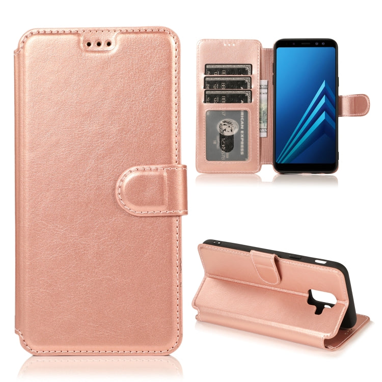 For Samsung Galaxy A6 2018 Shockproof PU + TPU Leather Phone Case