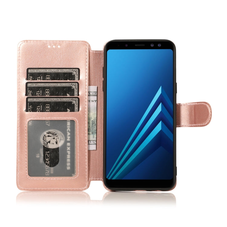 For Samsung Galaxy A6 2018 Shockproof PU + TPU Leather Phone Case