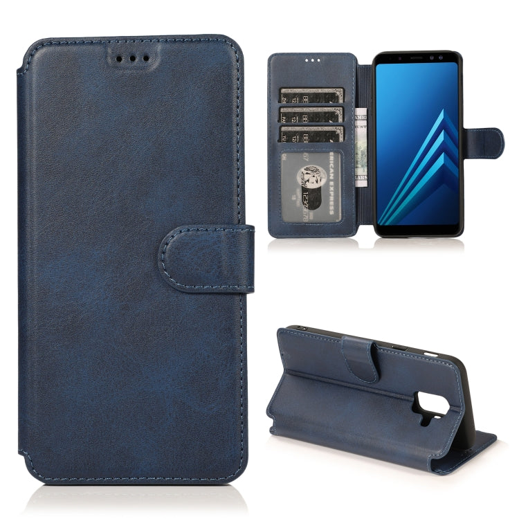 For Samsung Galaxy A6 2018 Shockproof PU + TPU Leather Phone Case