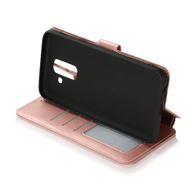 For Samsung Galaxy A6+ Shockproof PU + TPU Leather Phone Case