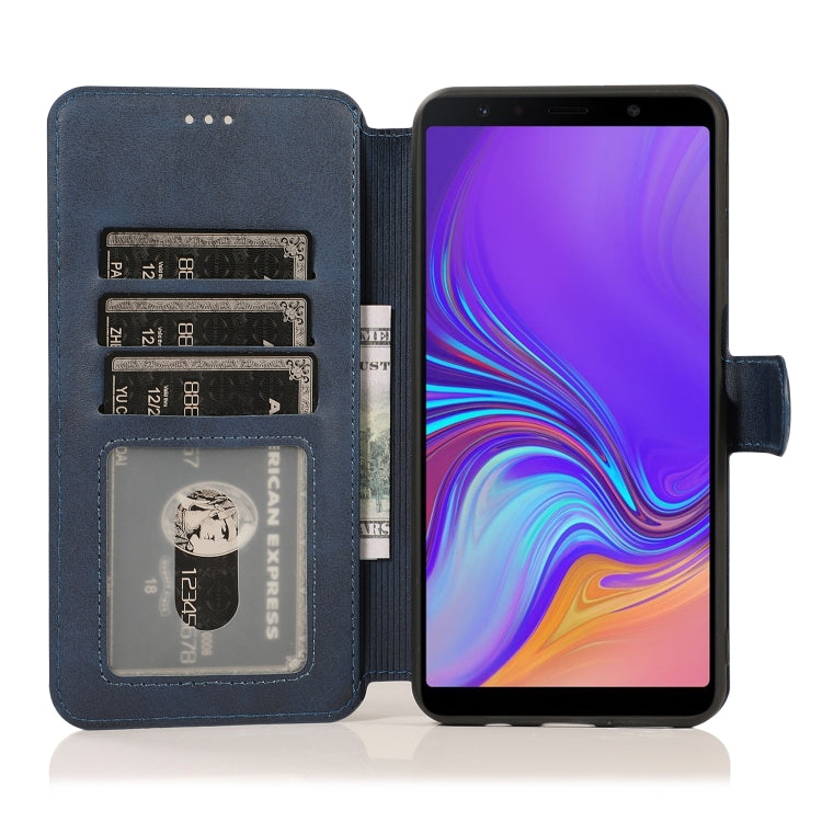 For Samsung Galaxy A7 2018 Shockproof PU + TPU Leather Phone Case