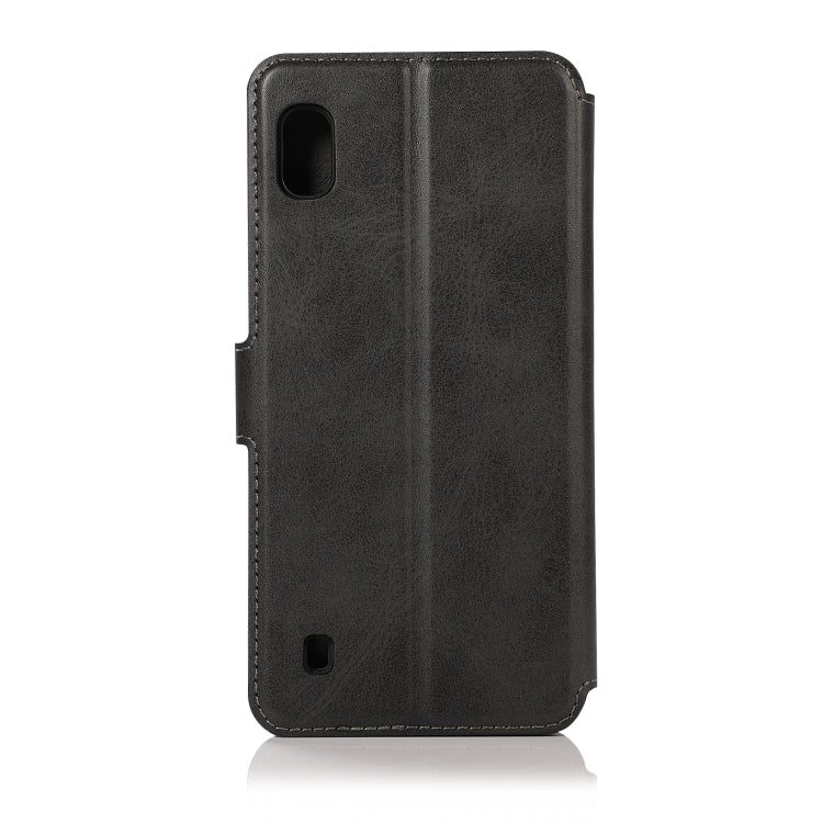For Samsung Galaxy A10 Shockproof PU + TPU Leather Phone Case