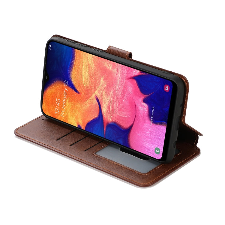 For Samsung Galaxy A10 Shockproof PU + TPU Leather Phone Case