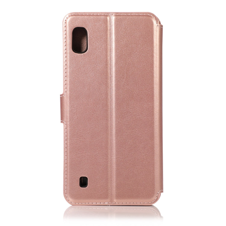 For Samsung Galaxy A10 Shockproof PU + TPU Leather Phone Case