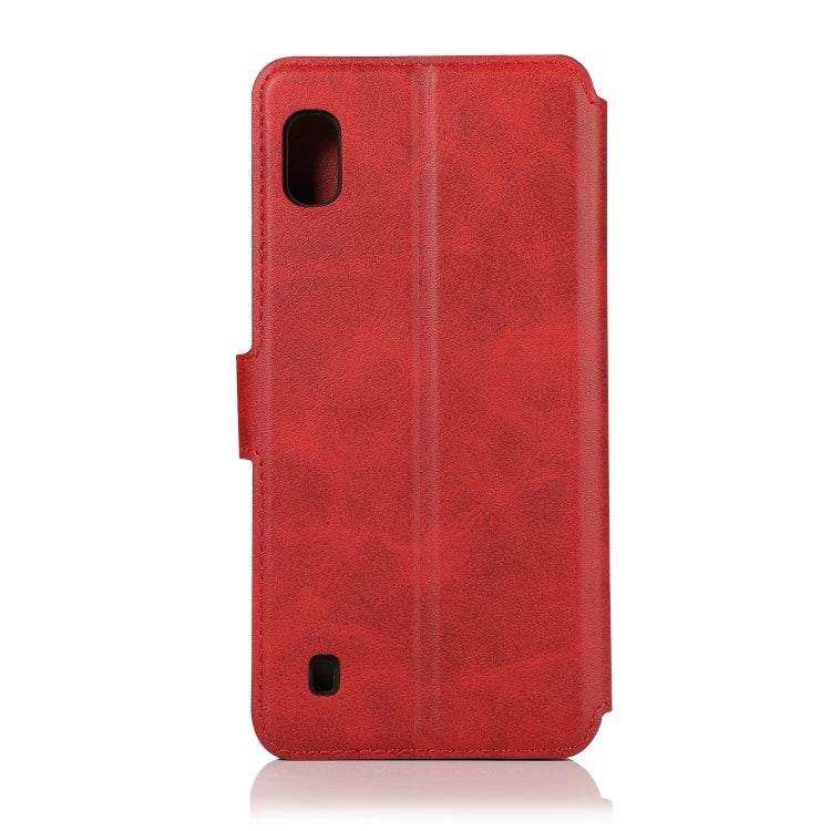 For Samsung Galaxy A10 Shockproof PU + TPU Leather Phone Case
