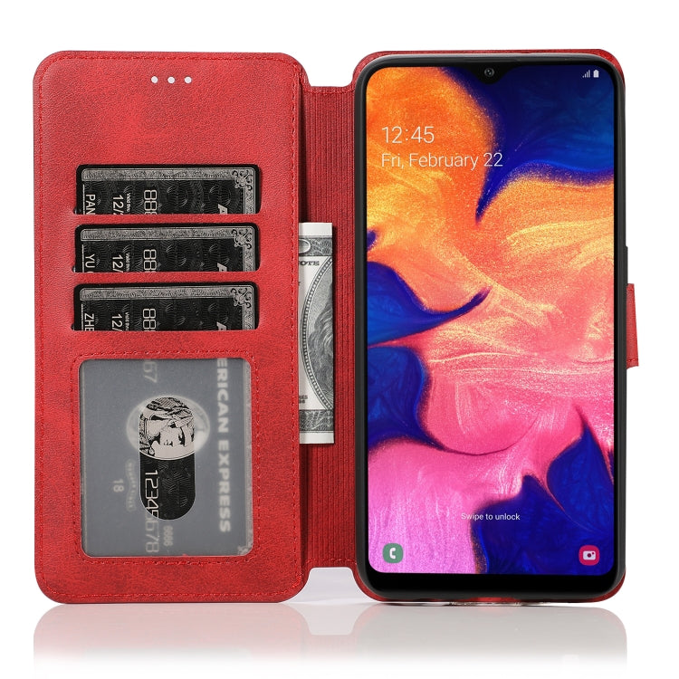 For Samsung Galaxy A10 Shockproof PU + TPU Leather Phone Case