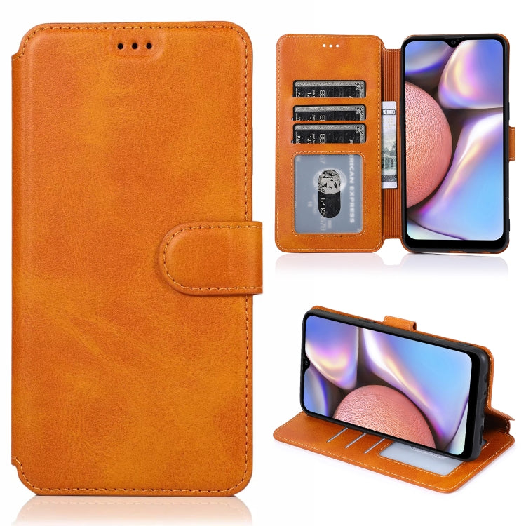 For Samsung Galaxy A10s Shockproof PU + TPU Leather Phone Case