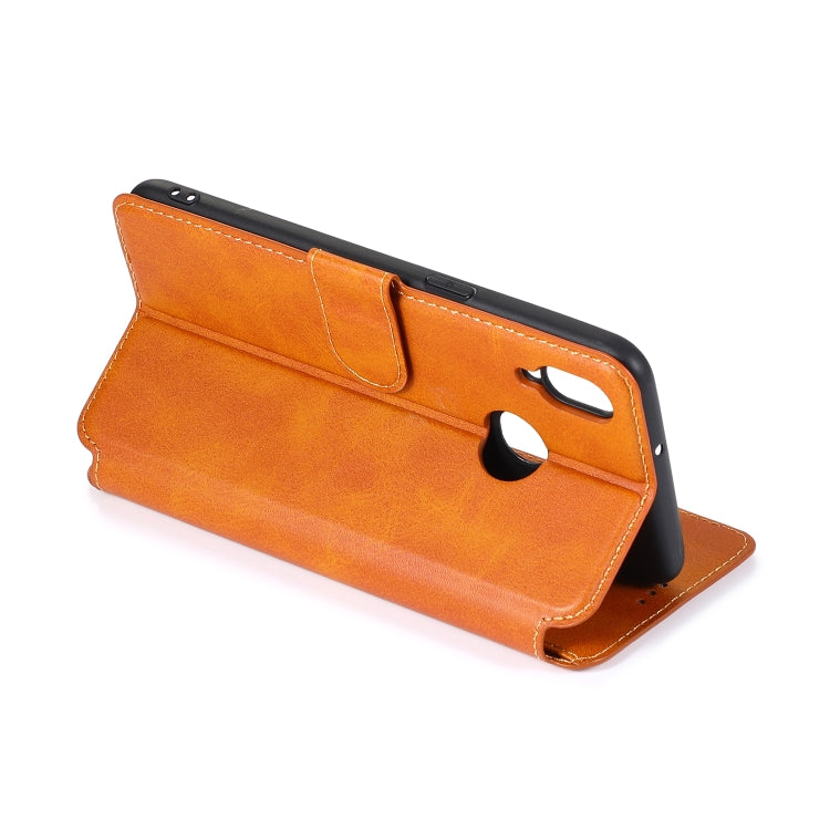 For Samsung Galaxy A10s Shockproof PU + TPU Leather Phone Case