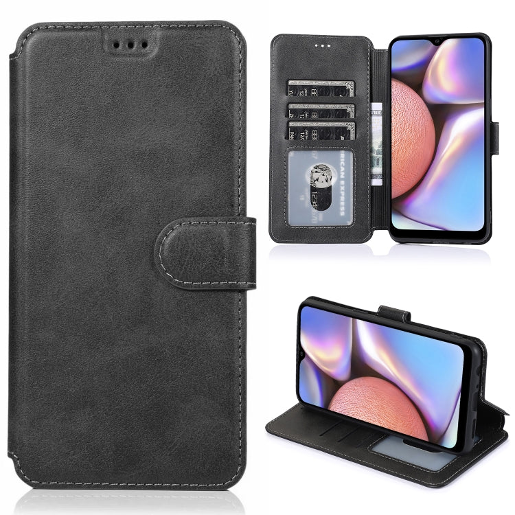 For Samsung Galaxy A10s Shockproof PU + TPU Leather Phone Case
