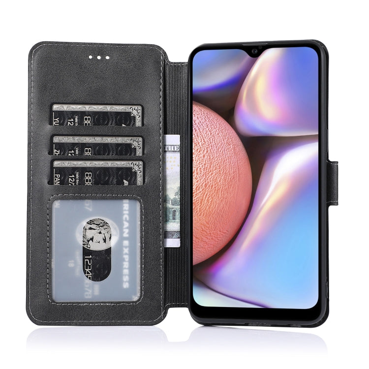 For Samsung Galaxy A10s Shockproof PU + TPU Leather Phone Case