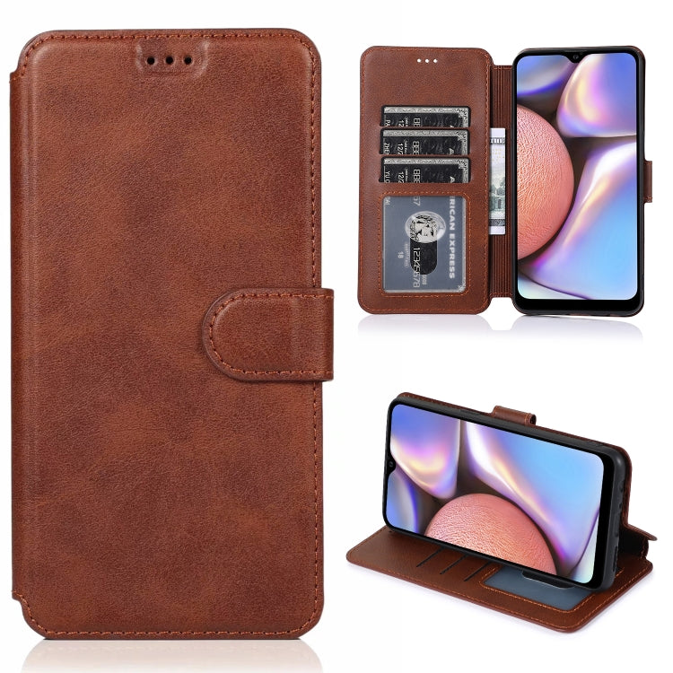 For Samsung Galaxy A10s Shockproof PU + TPU Leather Phone Case