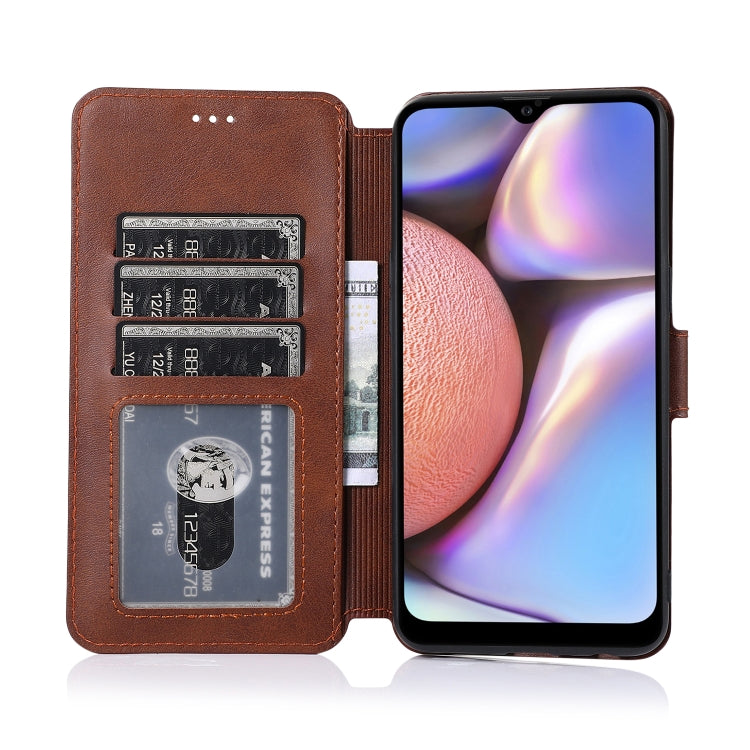 For Samsung Galaxy A10s Shockproof PU + TPU Leather Phone Case