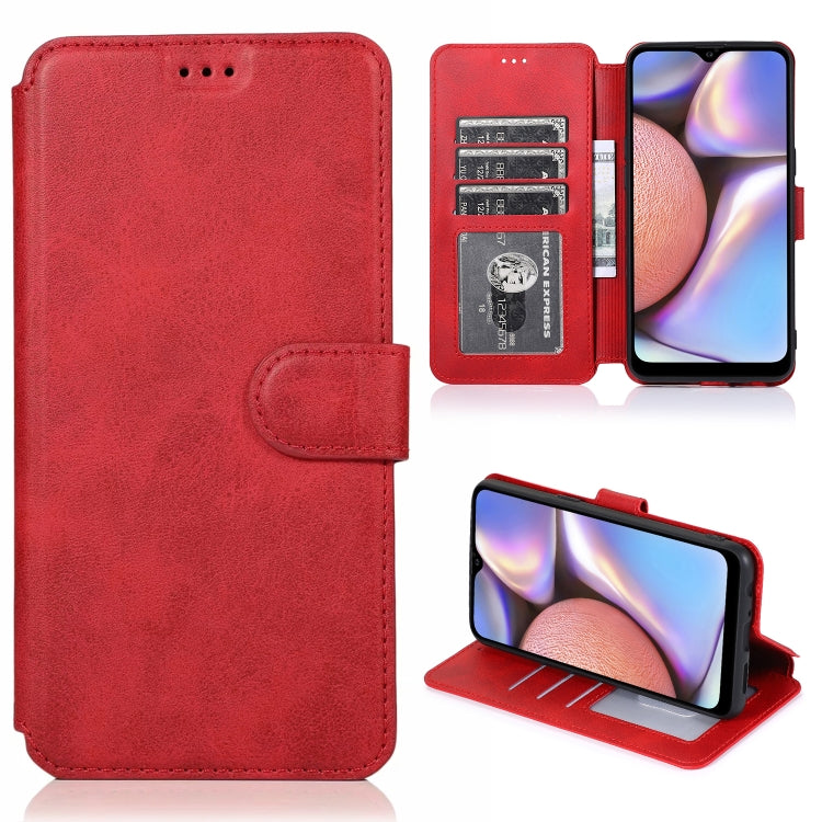 For Samsung Galaxy A10s Shockproof PU + TPU Leather Phone Case
