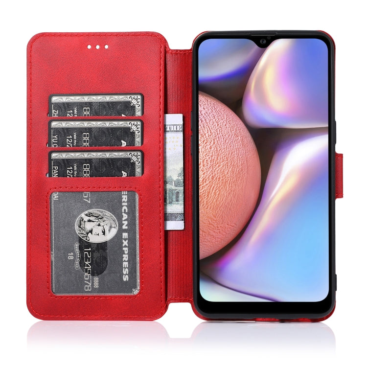 For Samsung Galaxy A10s Shockproof PU + TPU Leather Phone Case