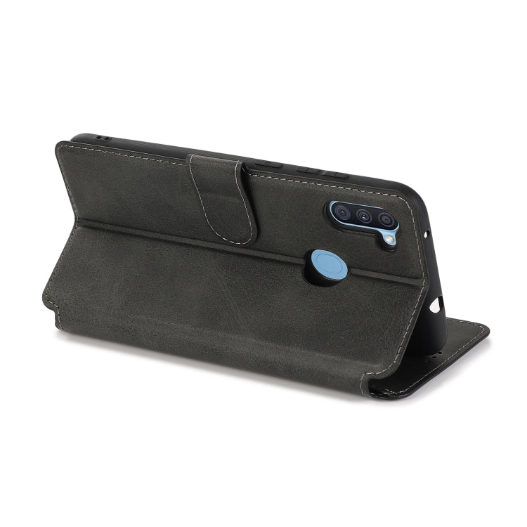 For Samsung Galaxy A11 US Version Shockproof PU + TPU Leather Phone Case